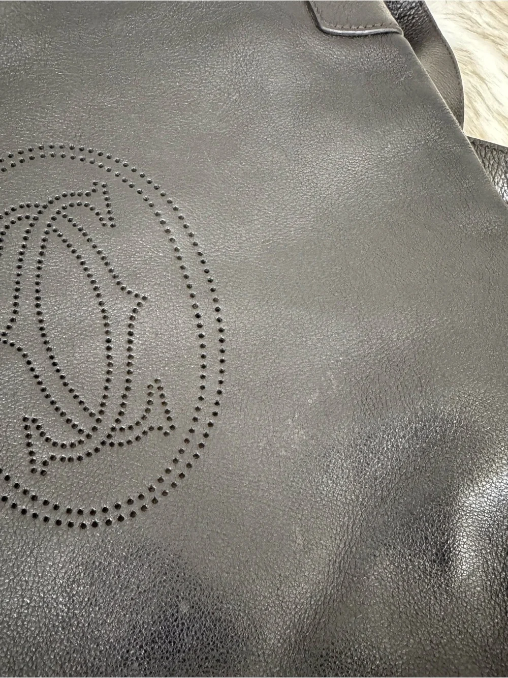 Cartier Vintage Marcello Reporter Leather  Shoulder Bag